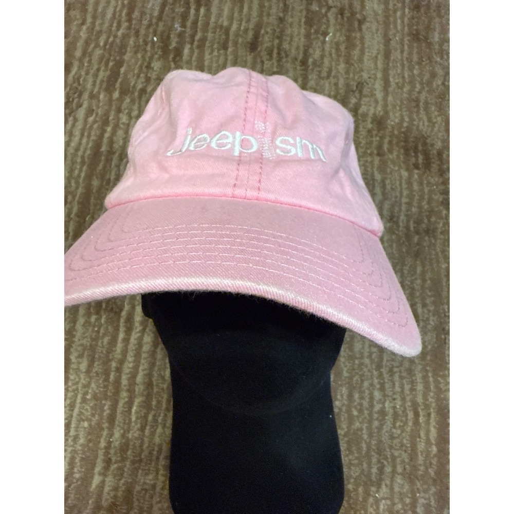 Rare Jeep SH‎ Pink Baseball Cap Hat Women's Casual Adjustable